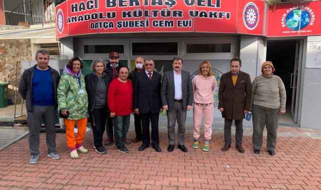 Muğla Valisi Tavlı, Datça Cemevi yöneticileri ile bir araya geldi