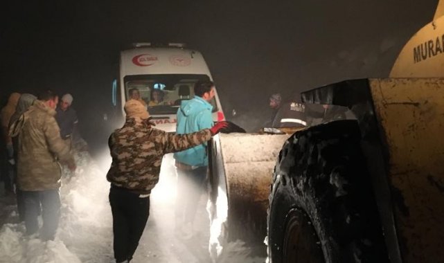 Muradiye'de hasta kurtarma operasyonu