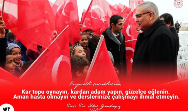 Muş'ta eğitime kar engeli