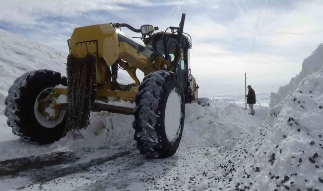 Muş'ta kar nedeniyle 266 köy yolu ulaşıma kapandı
