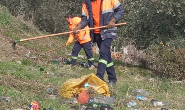 Nazilli Belediyesi Hasköy&#039;de kapsamlı temizlik çalışması yaptı