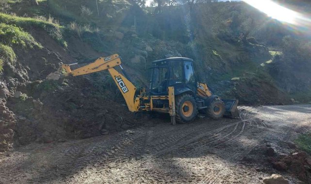 Nazilli Belediyesi Uzunçam&#039;da kapanan yolları açıyor