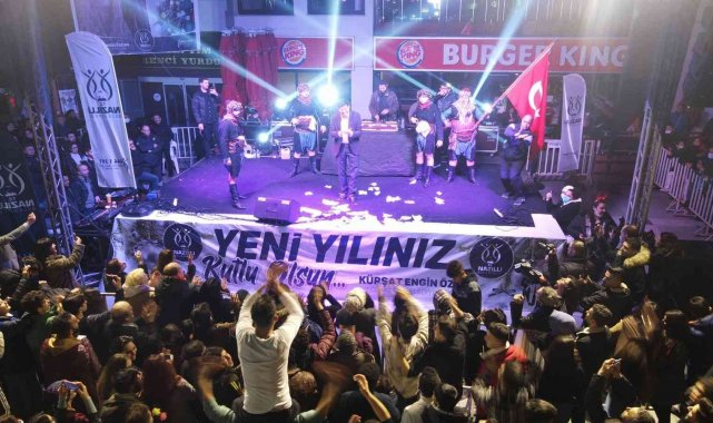 Nazilli yeni yılı büyük coşku ile karşıladı