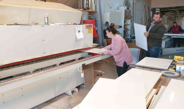 Nazilli'de marangozlar, devlet desteği ile teknolojiye ayak uyduruyor