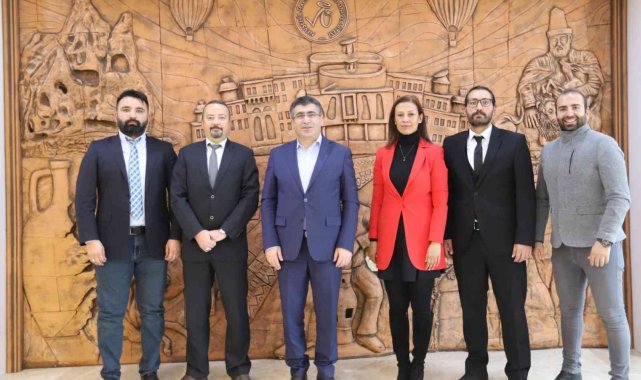 NERO Başkanı Onur ve Yönetiminden Rektör Aktekin'e Ziyaret