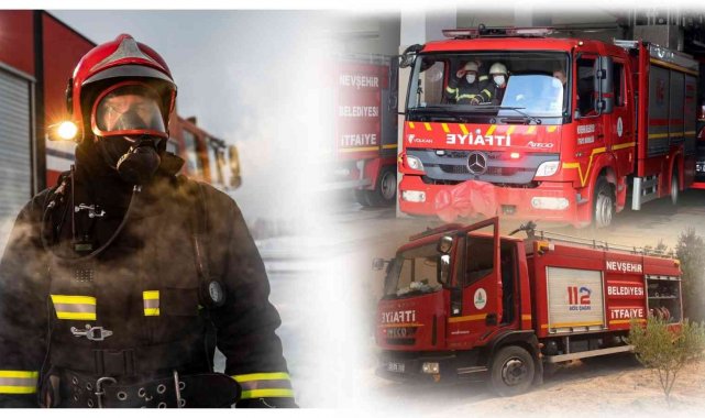Nevşehir İtfaiyesi 2021'de 369 yangına müdahale etti