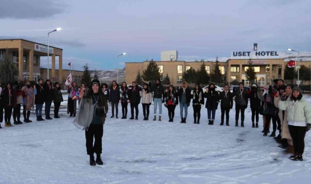 NEVÜ İzci Kulübü'nden 'Kış eğitim kampı'