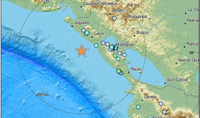 Nikaragua'da 6.1 büyüklüğünde deprem