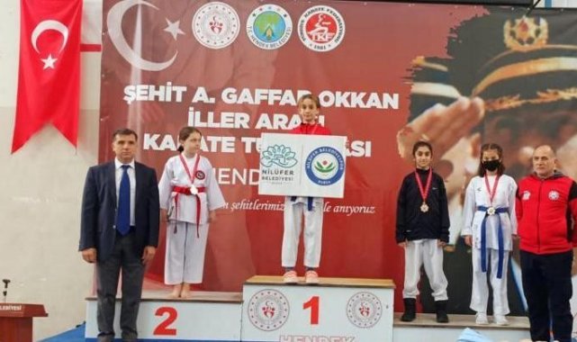 Nilüferli karatecilerden 7 madalya