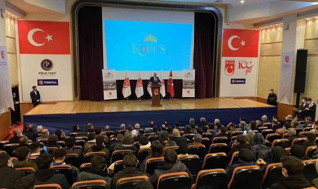 Numan Kurtulmuş &quot;2022 Kudüs Yılı&quot; açılış programında konuştu
