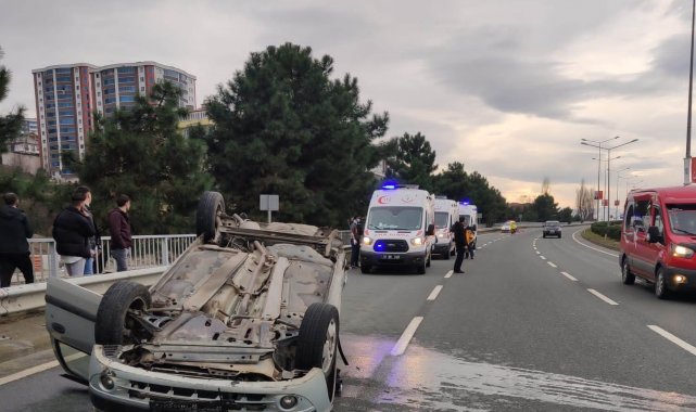 Of&#039;ta trafik kazası 2 yaralı