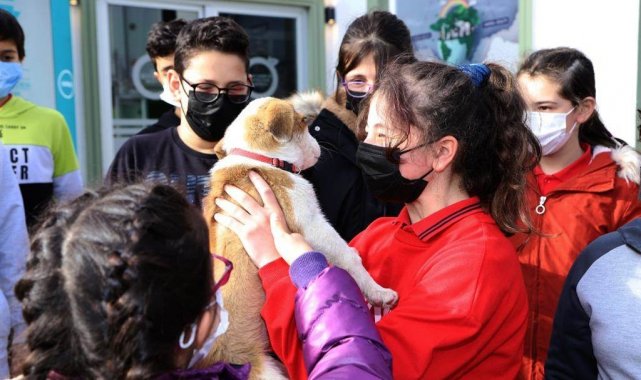 Öğrenciler 'can dostları' ile keyifli vakit geçirdi