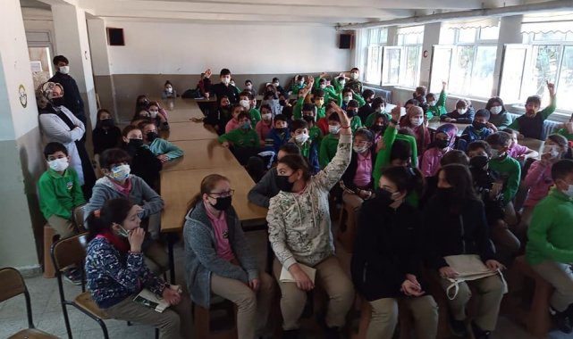 Öğrenciler doğaya ilgilerini gösterdi