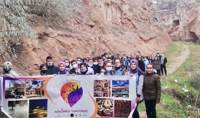 Öğrenciler, Kapadokya Bölges&#039;ni tanıyor