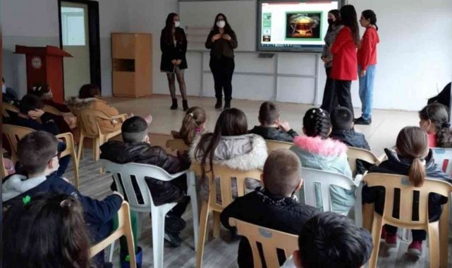 Öğrencilere ekolojik farkındalığa dikkat çekildi