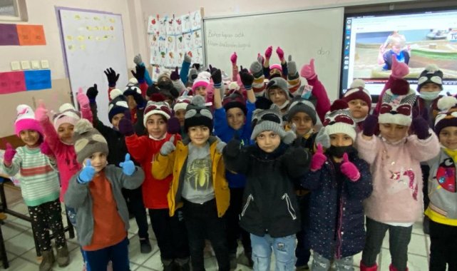 Öğrencilere yürek ısıtan destek