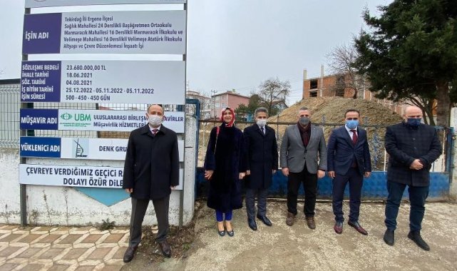 Okul yapım çalışmaları sürüyor