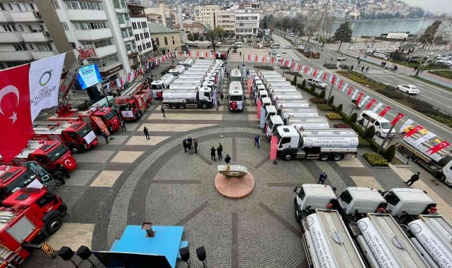 Ordu Büyükşehir araç filosunu güçlendirdi