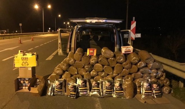 Ordu&#039;da 300 kg tütüne el konuldu