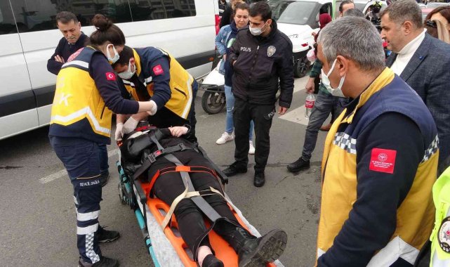 Ordu'da kamyonetin çarptığı öğrenci yaralandı