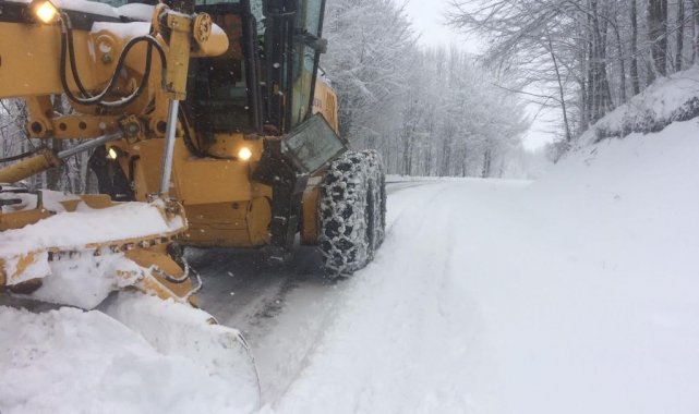 Ordu'da kar yağışı