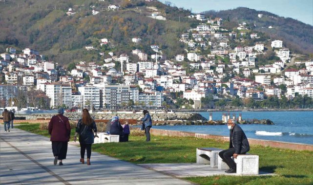 Ordu&#039;da kış mevsiminde yalancı bahar