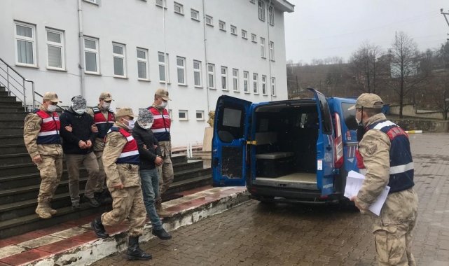 Ordu'da telefon kablo hırsızlığı yapan 2 kişi yakalandı