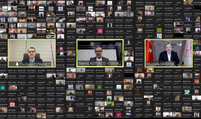 OSBÜK, iş dünyasını Bakan Varank ve Dönmez ile bir araya getirdi