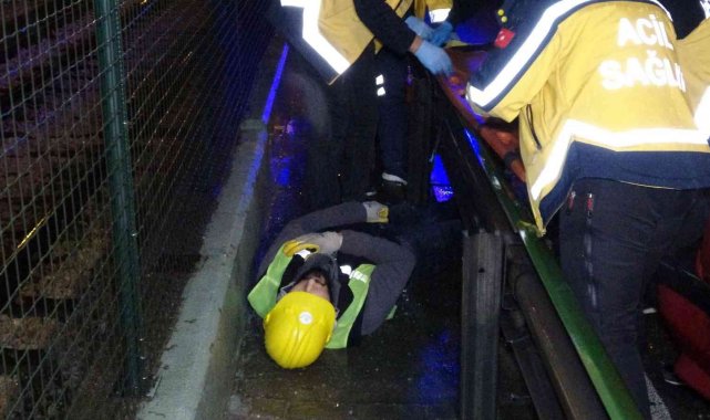 Otomobil bakım yapan işçilerin arasına daldı: 6 yaralı