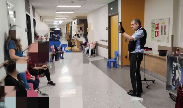 Otomobil tutkunlarından tedavi gören çocuklara büyük sürpriz