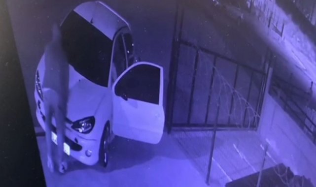 Otomobili iterek çalmışlar