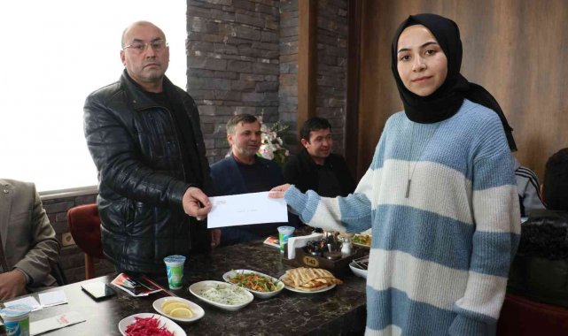 Ovacık köyünden eğitime destek