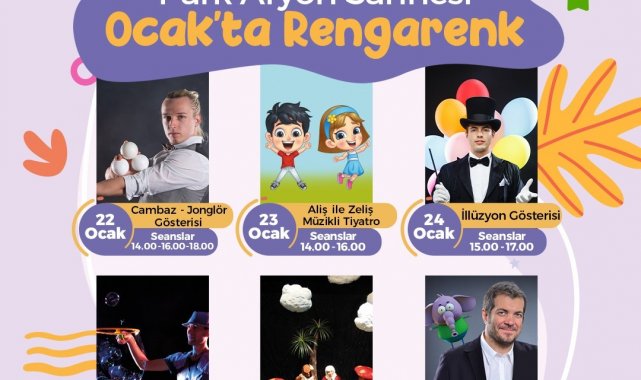 Park Afyon sahnesi Ocak da rengarenk