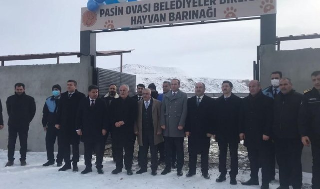 Pasin Ovası Belediyeler Birliği Hayvan Barınağı açıldı
