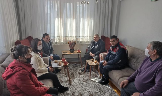 Pazaryeri Kaymakamı Altay şehit ailesini ziyaret etti