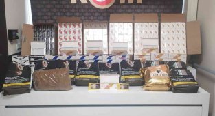 Polis binlerce adet kaçak makaron ele geçirdi