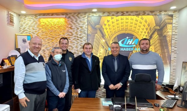 Polis'ten İHA'ya 'gazeteciler günü' ziyareti