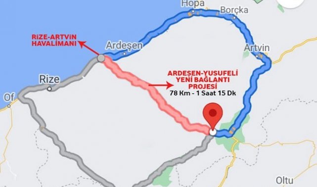 Projesi hazırlanan Rize-Artvin-Erzurum yolu ile yeni turizm havzaları oluşturulacak