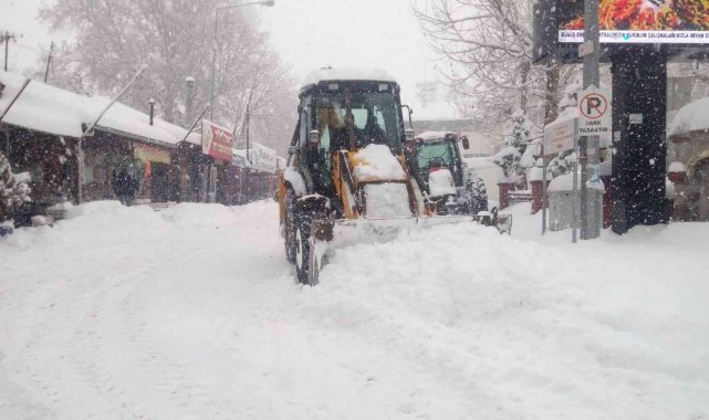 Pütürge'de karla mücadele sürüyor