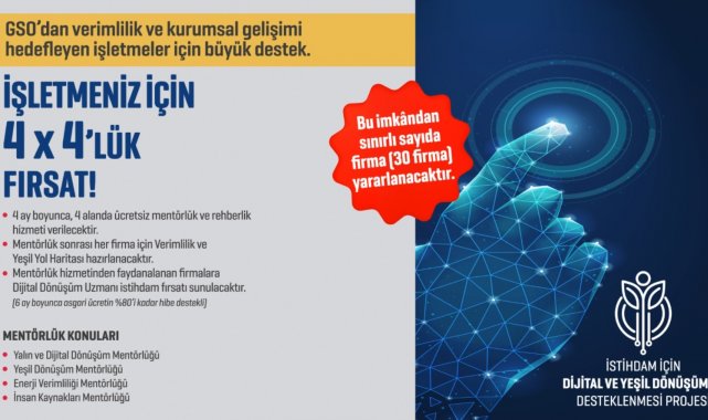 &quot;İstihdam İçin Dijital Ve Yeşil Dönüşümün Desteklenmesi&quot; projesi başladı