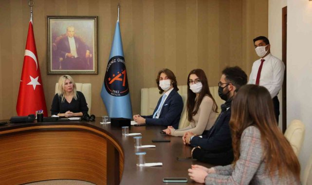 Rektör Özkan, Gençlik Meclisi yönetimini ağırladı