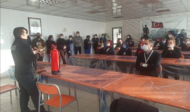 Sağlık çalışanlarına afet tatbikatı