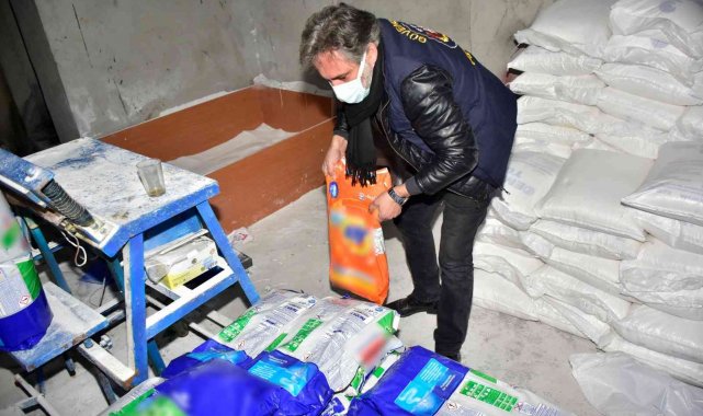 Sahte deterjan operasyonu