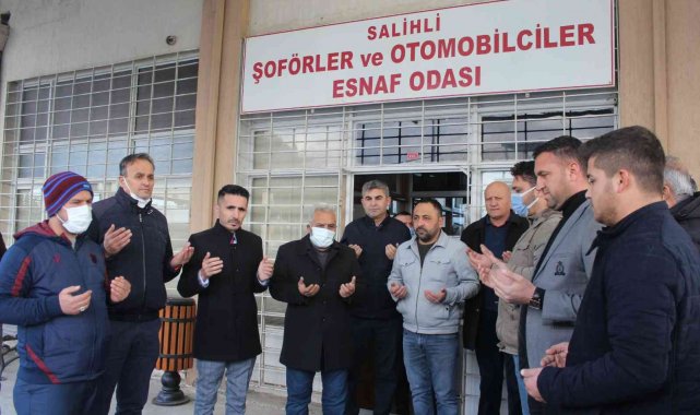 Salihli'nin genç başkanı dualarla görevine başladı