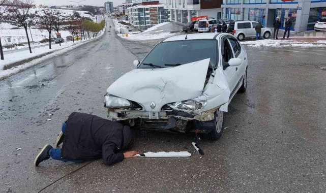 Samsun'da trafik kazası: 2 yaralı