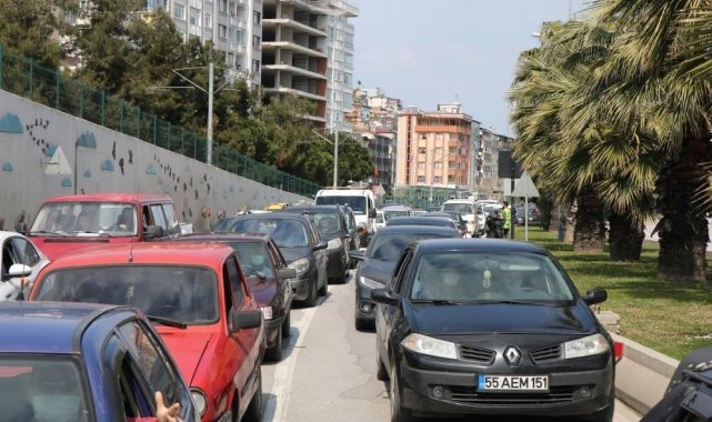 Samsun&#039;daki taşıt sayısı 400 bine dayandı