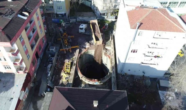 Sancaktepe'de yapımı durdurulan metronun tünelleri molozla kapatılıyor