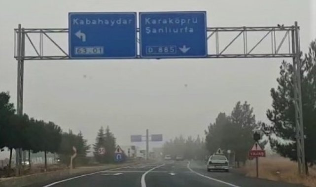 Şanlıurfa güne sisle uyandı