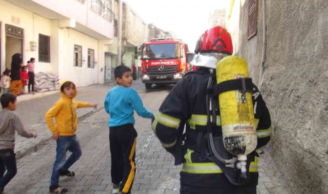 Şanlıurfa'da mesken yangını korkuttu
