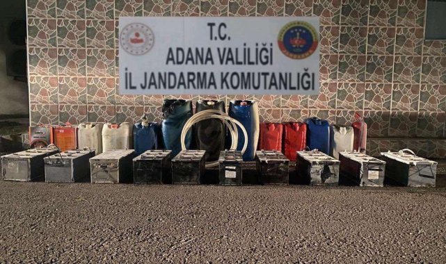 Şantiyeden motorin ve akü çalan 3 kişi yakalandı